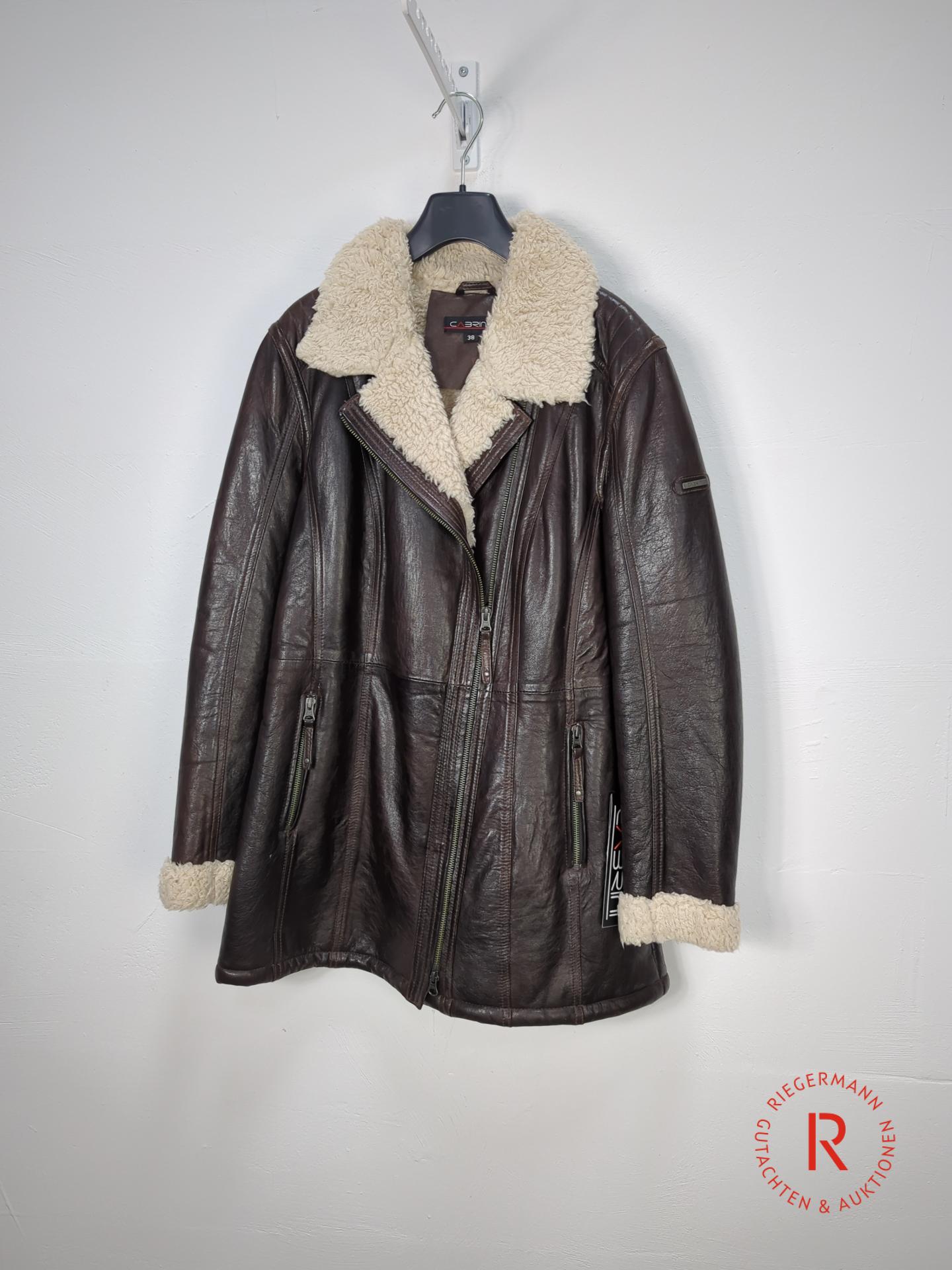 DAMEN LEDERJACKE GRÖSSE 38